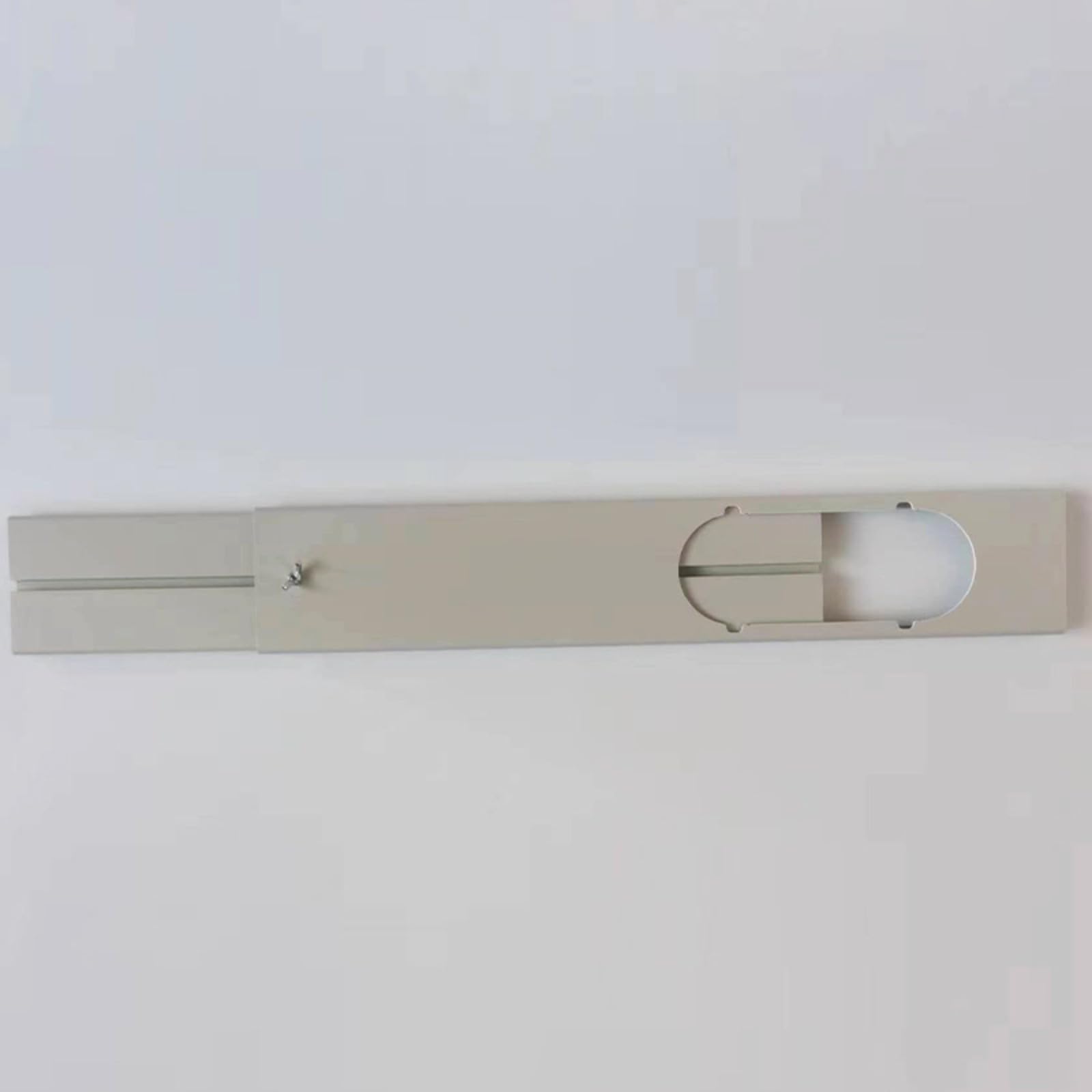Kit de ventilación de aire acondicionado de puerta corredera, sello de ventana de aire acondicionado portátil, longitud ajustable fácil de instalar y desmontar placa de sellado de ventana, sello