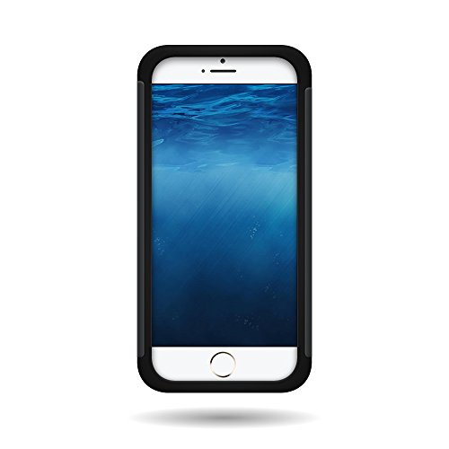 Coveron [Aurora Series] Fit Iphone 6S Case, Beautiful Rhinestone Bling Stud Diamond Cover Skin Phone Case For Apple Iphone 6S (2015) / Iphone 6 (4.7) - [Black/Black] #TOP1