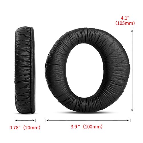 Almohadillas de espuma viscoelástica de repuesto para auriculares Sony MDR-RF985R, RF985R, RF985RK - Negro miniatura 3
