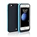 iPhone 6S 6 (4.7") Battery Case [Extra Bonus-Tempered Glass Screen Protector], 3800mAh External Battery Backup Protective Charger Case for iPhone 6 / 6S (Blue)