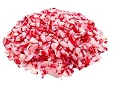 Crushed Peppermint Candy Pieces Red & White Mint Flavored Bits For Baking Decorating And Holiday Treats Resealable Bag (16 Oz)
