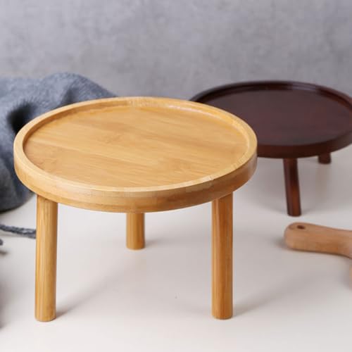 Image of balacoo Wooden Plant Stand Indoor Stackable Flowerpot Holder Display Stool for Succulents Bonsai Pot Pedestal Household Vase Stand 8.46 X 4.72 X 4.72 in for Home Decor