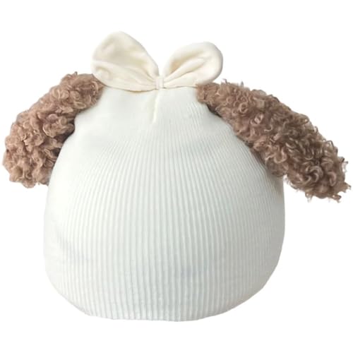 Bemvp Funda para Casco De Esquí De, Funda para Casco De Snowboard, Funda para Casco De Peluche De Animal, Gorro De Punto, Decoración para Parques, Espectáculos, Carnavales Aire Libre.