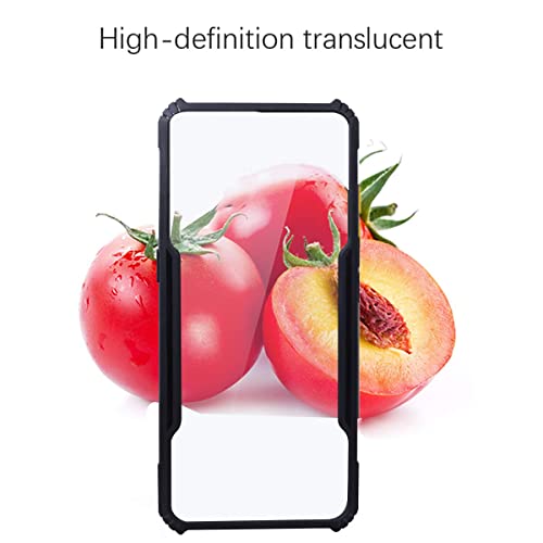 Image of Jkobi Back Cover Case for Oppo F17 (Shockproof with Polycarbonate Clear Panel | Professional Black)