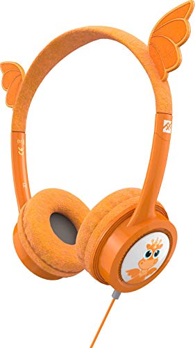 iFrogz- Kinderkoptelefoon 'Little Rockerz' in fanatsierijk drakendesign, oranje