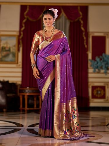 Image of SWORNOF Womens Kanjivaram Banarasi Silk Saree Kanchipuram Patola saree
