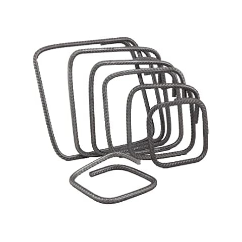 Bügel Betonstahl 8mm 10er A 100-300mm B 100-300mm Bewehrungsstahl (D-8mm G-100x100mm) Cover