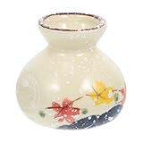 FAVOMOTO Ceramic Toothpick Holder, Toothpick Dispenser Mini Vase Toothpick Holders Decorative Vintage Desk Vase Toothpick Box Toothpick Holder Dispenser Ceramic for Home Cafe Restaurant