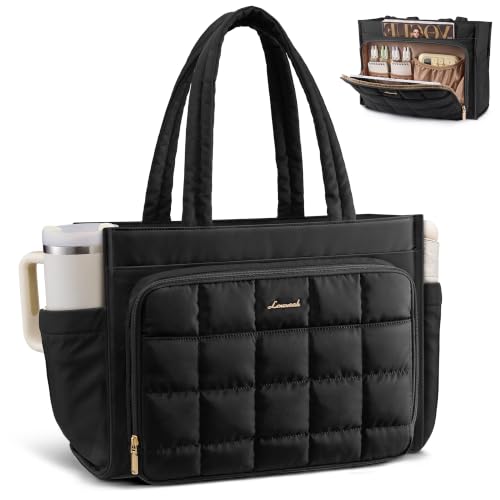 LOVEVOOK Handtasche Damen Groß, Laptoptasche 15,6 Zoll Shopper Tasche mit Laptopfach… – Ansicht 1