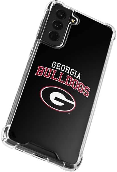Skinit Clear Phone Case Compatible with Galaxy S22 Plus - Officially Licensed University of Georgia Bulldogs Design