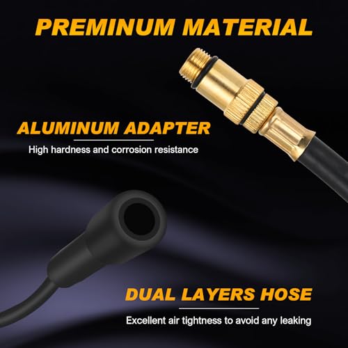 image for Nilight Compression Tester Kit, 8PCS Petrol Gas Engine Cylinder Pressu