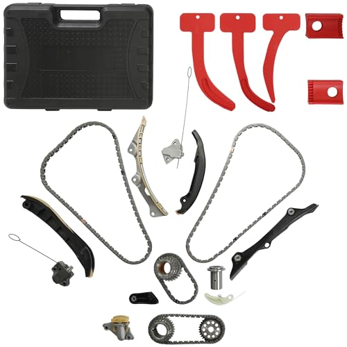3.6 Pentastar Timing Chain Kit with Tool Kit Fit For Chrysler Town Country Dodge Charger Grand Caravan Journey Jeep Wrangler Cherokee Ram 1500 3.6L V6 2011-2016 5184352AF 5184357AE 5184355AF