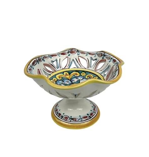 Pièce maîtresse surélevée en céramique sicilienne gomes art 5 cadeau idéal