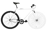 Bicicleta Fixie-Fixed Gear con buje trasero flip-flop que permite cambiar de single speed a piñón fijo con facilidad