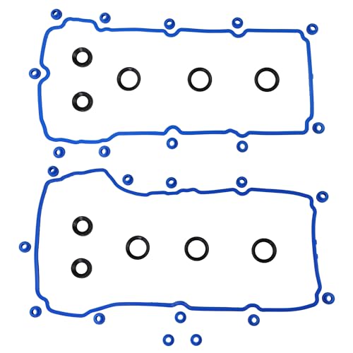 VS50814R Valve Cover Gasket Set Compatible with Ford Edge/Explorer/F150/Mustang/Transit-150 250 350, Lincoln MKT/MKX/MKZ/MKS, Mobility MV-1 3.5L 3.7L V6 2011-2020
