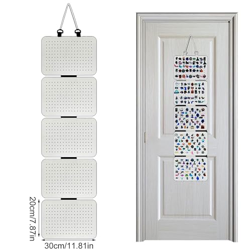 Hayaww Wand-Pin-Organizer Badge Collection Display Holder Holds Pins Brosche mit 5 Brettteilen Pin-Display-Seiten Organisation für Garderobe Arbeitszimmer (A)