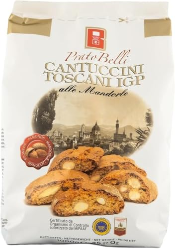 Belli - Cantuccini Mandelgebäck (1Kg) | Gourmet-Kekse aus der Toskana