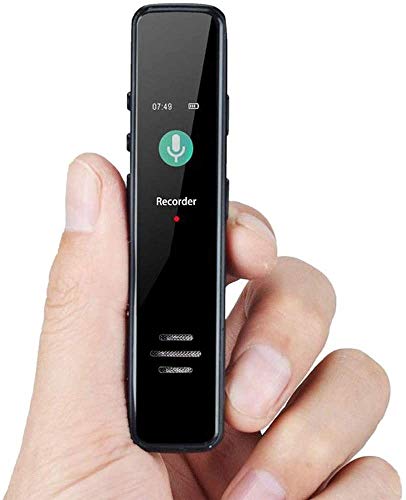 Digital Recorder - Recording of Lectures and Meetings Portable Recorder MP3 USB 3072KBPS (Colour: Black)
