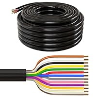 Lumonic 20m FLRYY Voertuigkabel 2x2,5mm² zwart | 2-draads | Aanhangwagenkabel | Meeraderige autokabel | Olie- en brandstofbestendig, vlamvertragend | Laagspanning