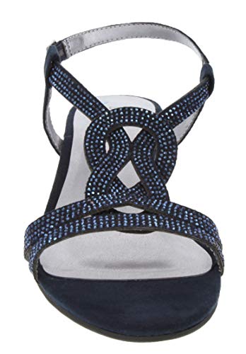 Image of LONDON FOG Womens Macey Demi-Wedge Dress Sandals