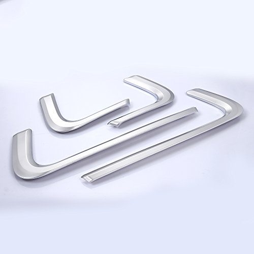 Yuechi For Range Rover Sport 2014-2018 Car Interior Door Decoration Strips Trim (Matte Silver) #TOP1