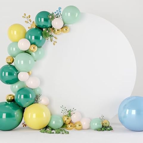 GEWONELIFE 7.2FT White Backdrop Cover Cover