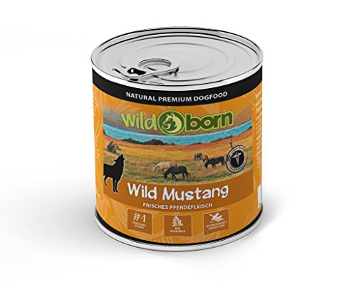 Wildborn Wild Mustang Nassfutter mit Pferdefleisch 6 x 400 g