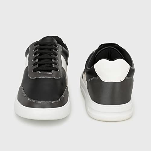 Image of Centrino Canvas Shoes for Men Sneakers | Casual Shoes for Man Stylish | Lightweight Lace-Up Design with Cushioned Insole | Breathable Comfortable Walking Shoes | Anti-Skid Sole | Mens Sneaker Shoes (3211)