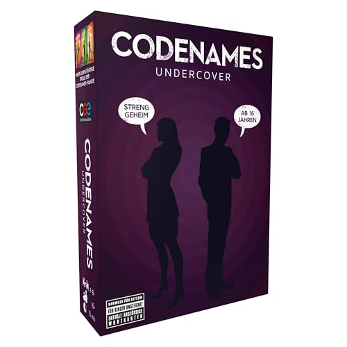 Asmodee CGE CGED0030 Codenames Undercover, Party-Spiel, Deutsch