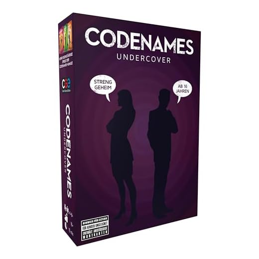 Ravensburger Spielen und Lernen 24720 - Was passt wohin? 9 Asmodee CGE CGED0030 Codenames Undercover, Party-Spiel, Deutsch
