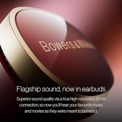 Image of Bowers & Wilkins Pi8 Bluetooth Wireless Earbuds (Jade Green), in-Ear Bluetooth Earphones with Qualcomm Chipset & aptX Lossless, Active Noise Cancelling Earbuds, 3 Built-in Mics, 15-Min Quick Charging