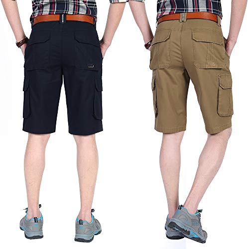 Faxiang New Summer Men's Tooling Shorts Cotton Loose Shorts Five Pants Seven Pants #TOP5