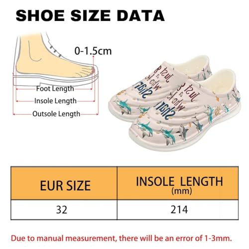 Kids Water Shoes Summer Boys Cute Sandals Quick Dry Slip on Breathable Beach Sneakers EVA Garden Clogs for Boys Shark Shoes4