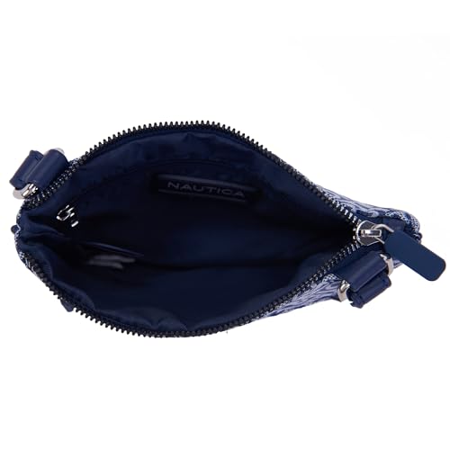 Image of Nautica Lakeside Signature Jaquard North South Crossbody Bag