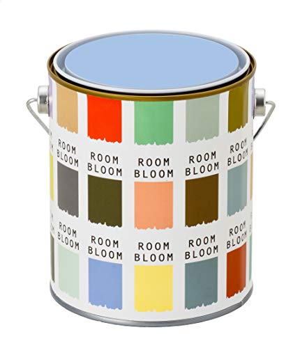ニッペ 水性塗料(室内 壁用 内装 ペンキ) ROOMBLOOM Matte 1kg カラー:swim(ブルー 青 水色) 日本製 4580535473723