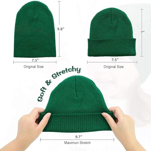 Image of Century Star Kid's Soft Slouchy Beanie Hat Toddlers Winter Cute Cuff Baggy Hip-hop Hat Boys Girls Youth Knit Skull Cap