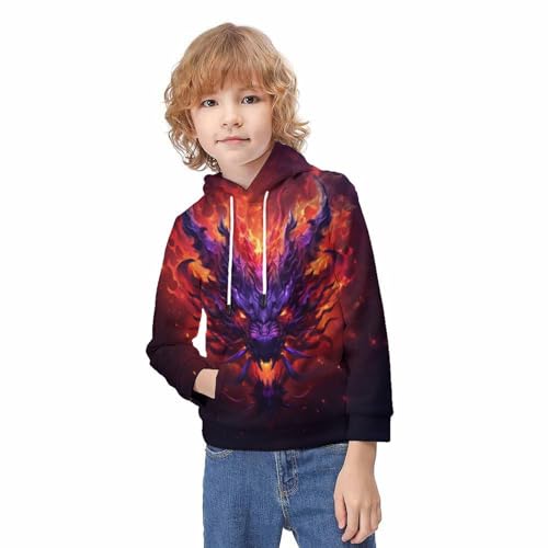 Sweat à capuche dragon enfant - Le cadeau idéal pour l'hiver - 3