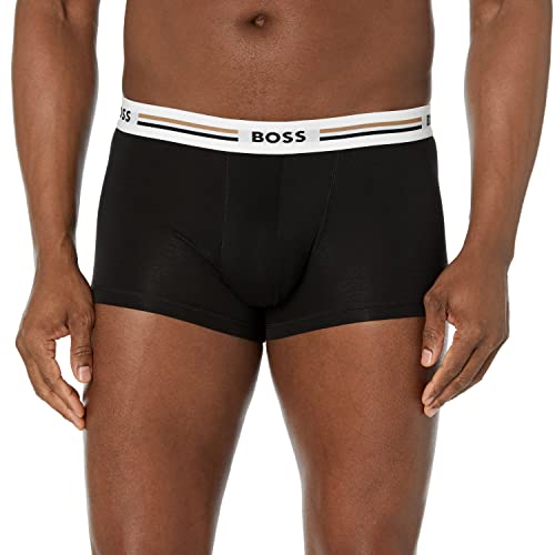 BOSS mens 3-pack Iconic Stripe Waistband Trunks2