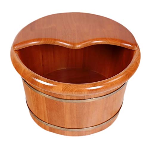 Cubeta de Madera para Spa de Pies y Masajes
