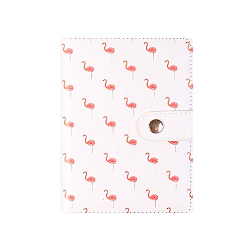 Journal d'écriture flamingo en cuir pour vos croquis de voyage