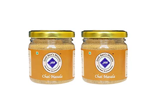 Image of Jyoti Ben's Chai Masala Pack Of 2)|Chai Masala|Immunity Booster|Helps In Cold&Cough |100% Natural Ingredients|No Preservatives|Finest Ingredients