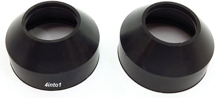 4into1 2 Pack Front Dust Seals Boots Fits 33mm Fork Tube Compatible with Honda Kawasaki Suzuki Yamaha Motorcycle