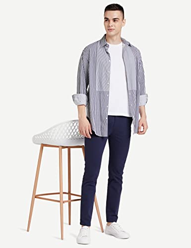 Image of Amazon Brand - Symbol Men's Casual Regular Fit Cotton Pants | Chinos | Trousers