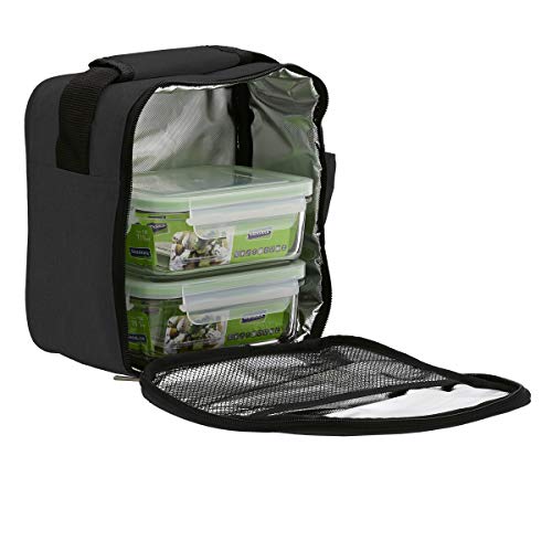 GlassFood - Bolsa Térmica Porta Alimentos Valira Compact con 2 Contenedores Glasslock...