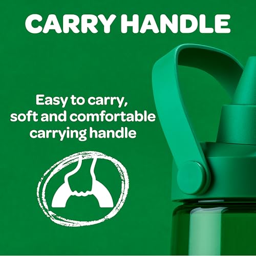 Image of CamelBak Crayola Chug Water Bottle for Everyday Hydration, Tritan Renew Design with Chug Lid, 25oz, Green