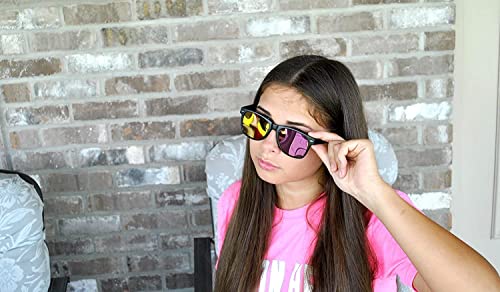 Image of OWL Retro Vintage Sunglasses Colorful Mirror Lens Matte Frame 3,5,6,10,12,14 Pairs