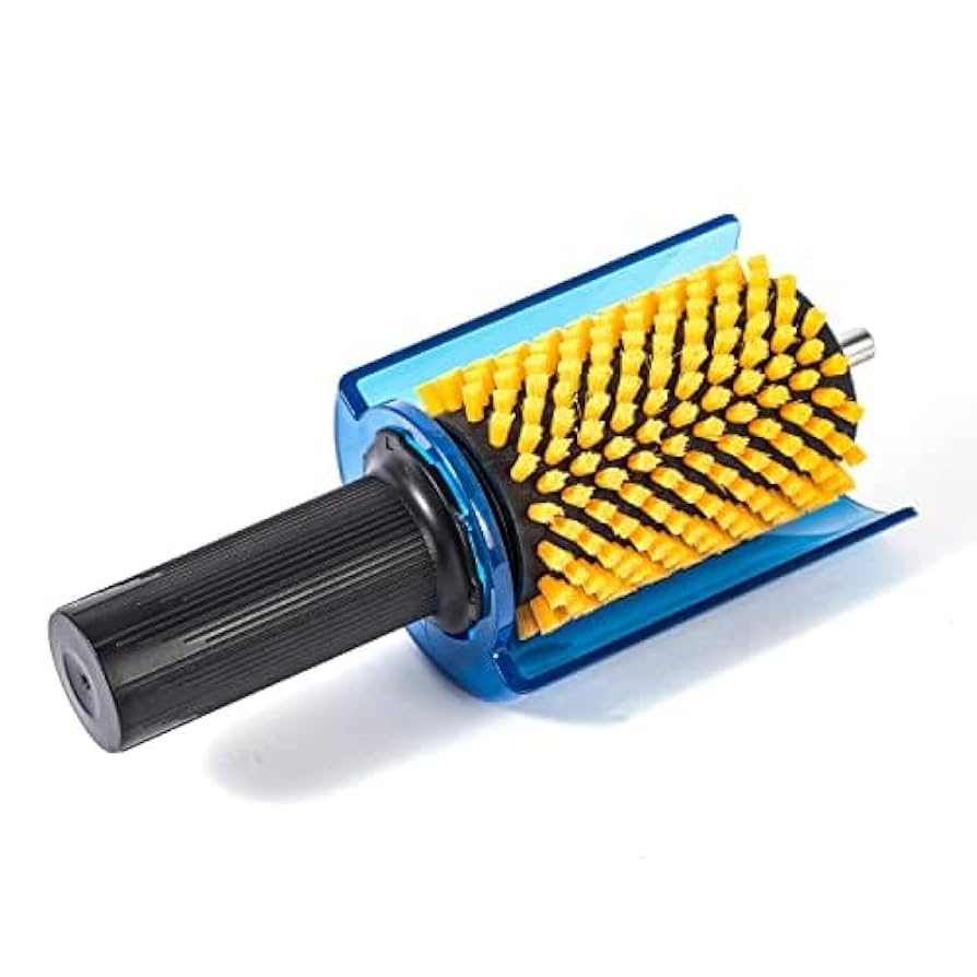 Ski Roto Brush Kit XCMAN With Handle, Axle, And 3 Brushes Nylon Horsehair Brass Cork For Ski Waxing Chamber Brush