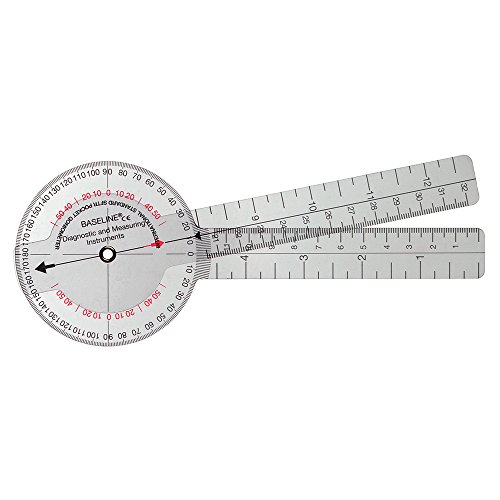 Goniómetro plástico Baseline 360 ISOM, 8 pulg, 1 grado miniatura 3