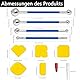 IUSOT 13 Stück Werkzeug Schaber Kit Fugenglätter Set, 3-in-1 Silikonabzieher Mit Metall Fugenabziehern, 4 Metallkugelabzieher, 5 Silikon-Fugenglätter, 2 Silikonspitzen, Komplett Caulking Tool-Set
