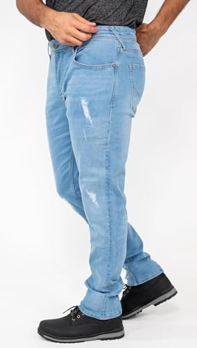 RDL Mens Ripped Jeans - Repaired Ripped Jeans for Boys Slim Fit3